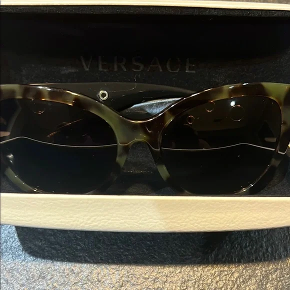 Versace | Accessories | Versace Black Sunglasses Semirimless  display picture 2